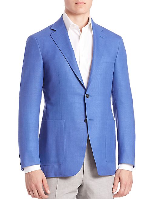 Canali - Solid Wool Sportcoat