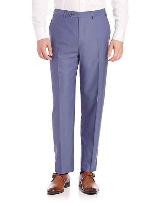 Canali - Water Resistant Wool Pants