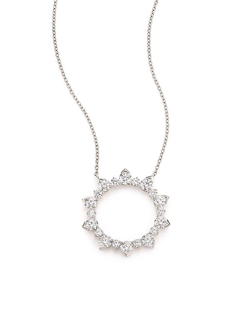 HEARTS ON FIRE - Aerial Diamond & 18K White Gold Necklace