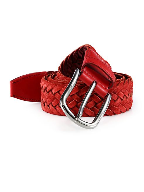 Tod's - Braided Leather Belt