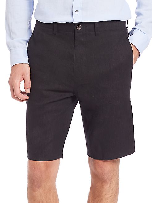 Vince - Relaxed Linen-Blend Shorts