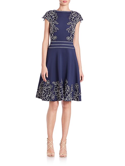 Tadashi Shoji - Lace Scuba Dress