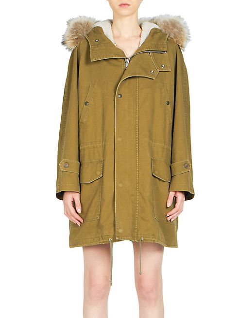 Saint Laurent - Fur-Trim Army Parka