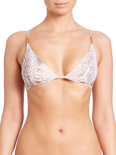 Melissa Odabash - Printed Triangle Bikini Top