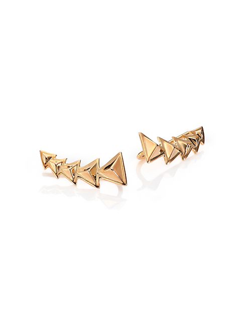 Tomtom - Chevron Prix Infinite Pyramid Earrings