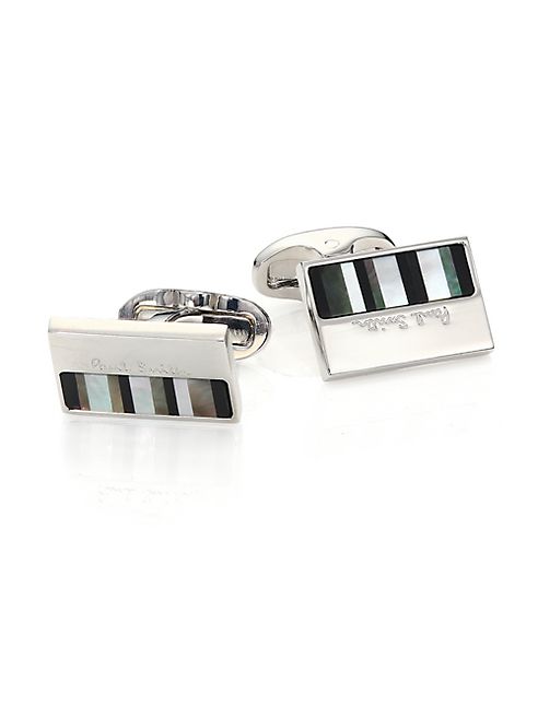 Paul Smith - Striped Cuff Links