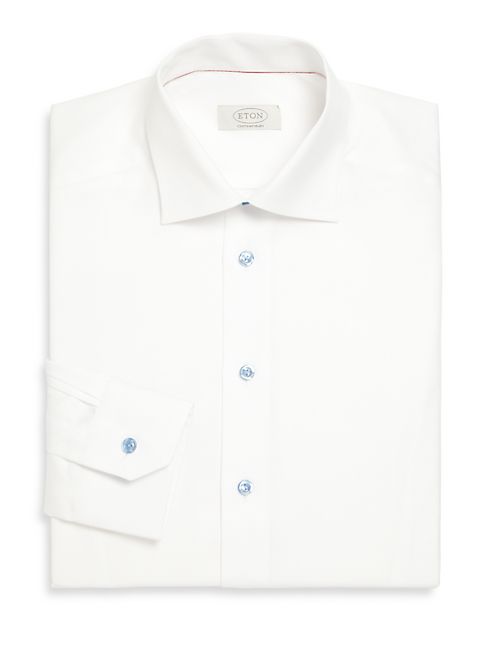 Eton - Pique Dress Shirt