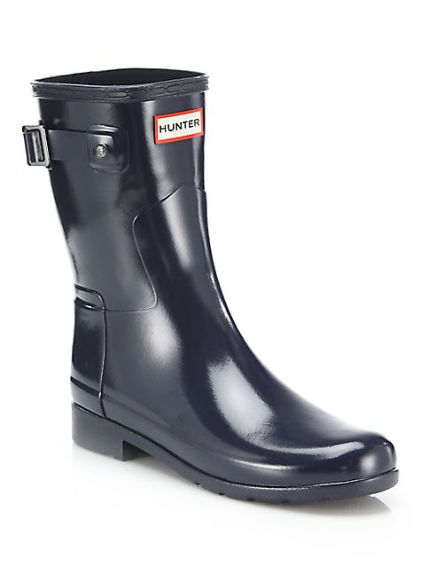 Hunter - Refined Short Gloss Rain Boots