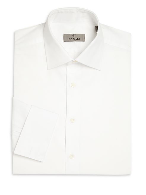 Canali - Modern-Fit Solid Dress Shirt