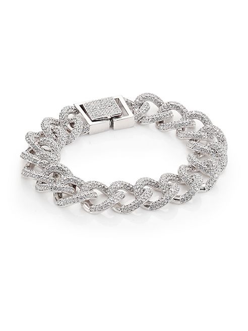 Adriana Orsini - Pavé Curb Chain Bracelet