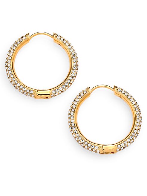 Adriana Orsini - Pavé Hoop Earrings/0.8