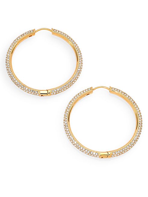 Adriana Orsini - Pavé Hoop Earrings/1.4