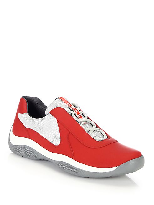 Prada - Leather Sneakers