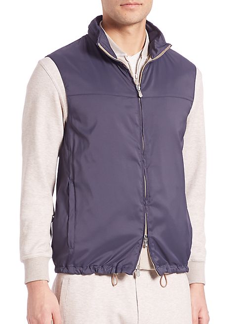 Brunello Cucinelli - Zip-Front Nylon Vest