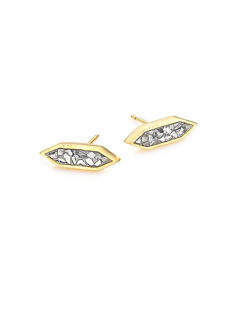 Shana Gulati - Charushila Sliced Raw Diamond Stud Earrings