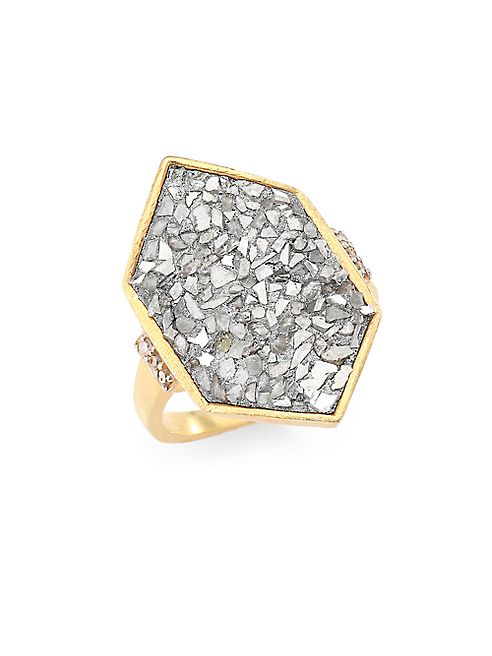 Shana Gulati - Charushila Champagne Diamond Izusa Ring