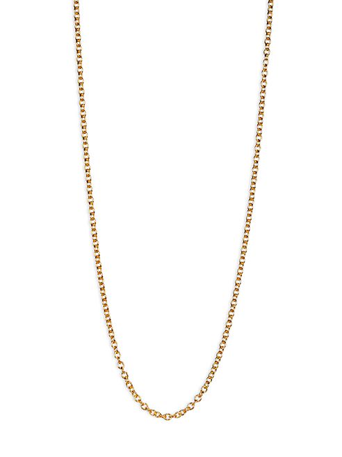 Monica Vinader - Rolo 18K Gold-Plated Chain Necklace