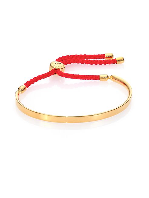 Monica Vinader - Fiji Friendship Bracelet/Coral