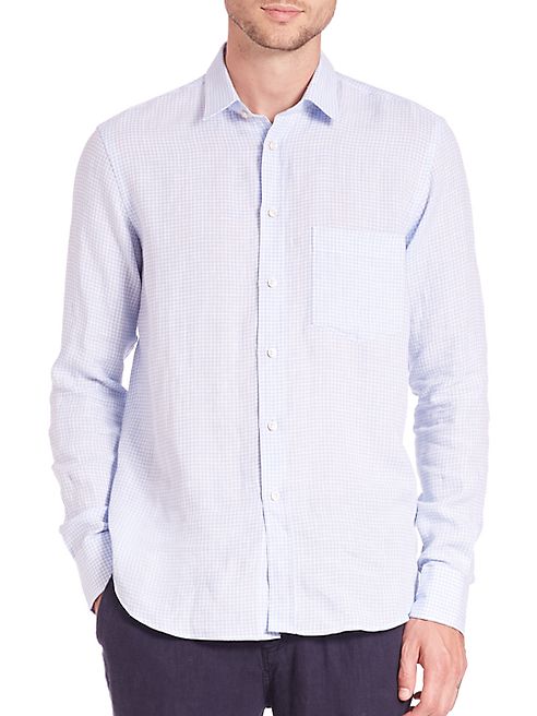 Vilebrequin - Carrix Gingham Linen Shirt