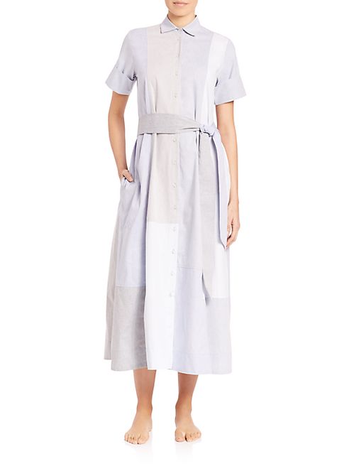 Lisa Marie Fernandez - Patchwork Cotton Shirtdress