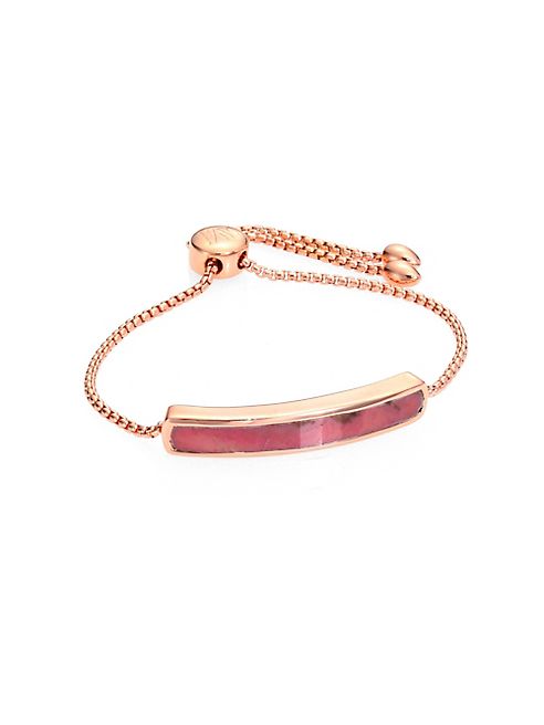 Monica Vinader - Baja Rhodonite Chain Bracelet