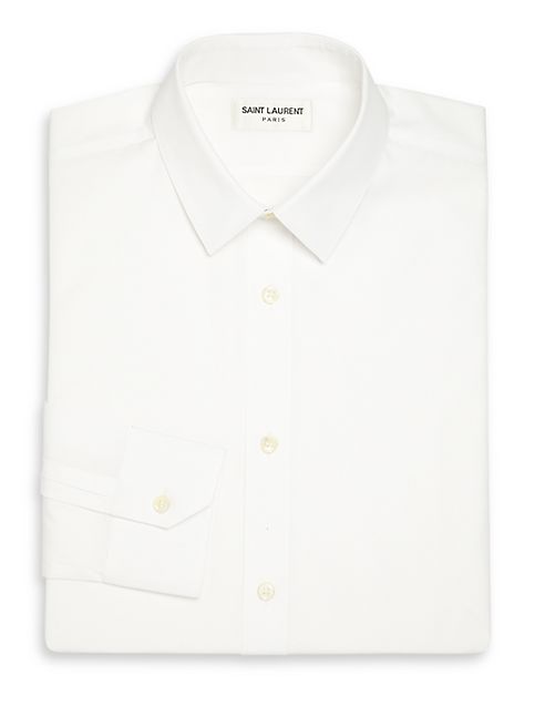 Saint Laurent - Classic-Fit Poplin Dress Shirt