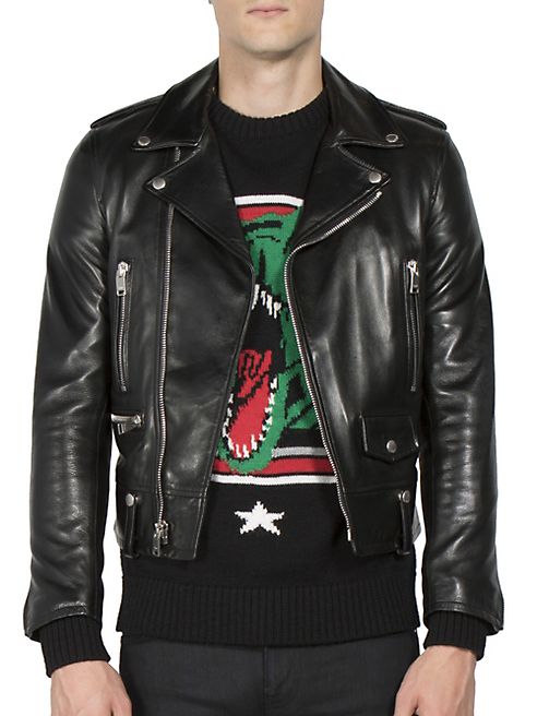 Saint Laurent - Leather Moto Jacket