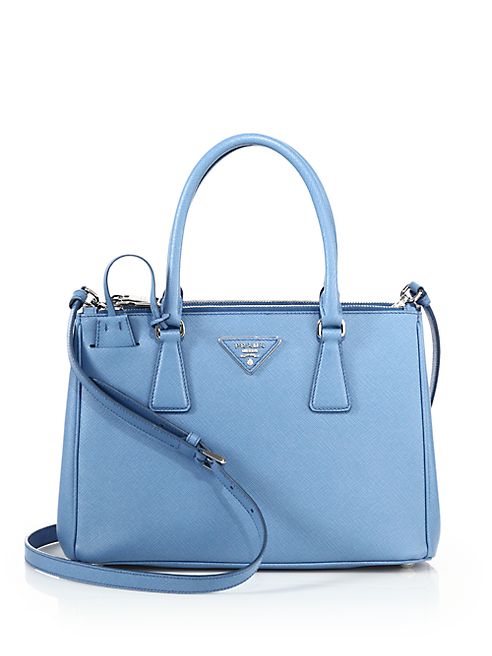 Prada - Saffiano Lux Small Double-Zip Tote