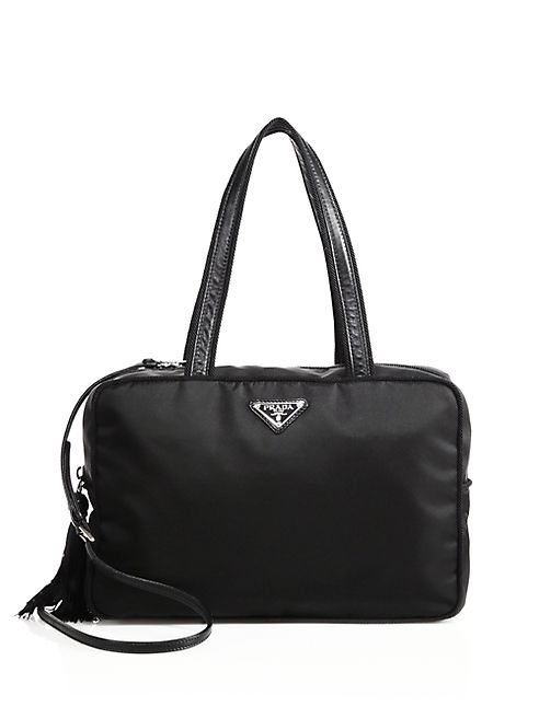 Prada - Nylon Tassel Satchel