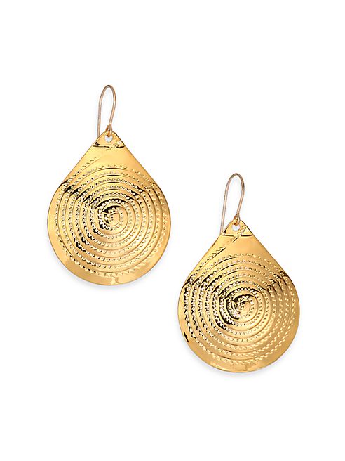 Nest - Medallion Drop Earrings