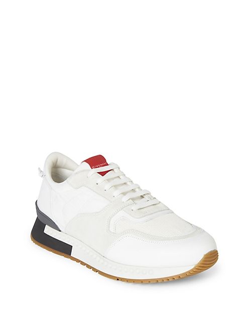 Givenchy - Mixed-Media Colorblock Trainers