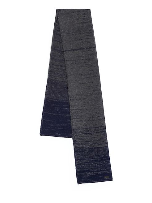 John Varvatos Star USA - Ombre Knit Wool & Cashmere Scarf