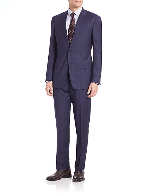 Armani Collezioni - Prince of Whales Wool Suit