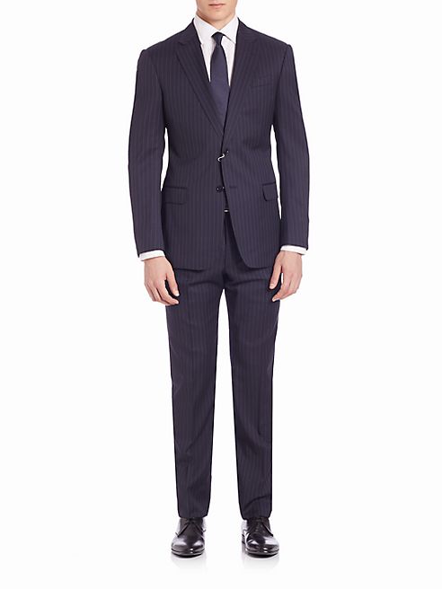 Armani Collezioni - Pinstriped Wool Suit