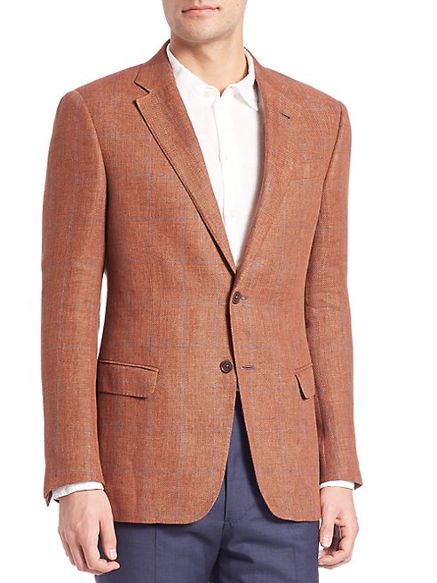 Armani Collezioni - Linen Windowpane Sportcoat