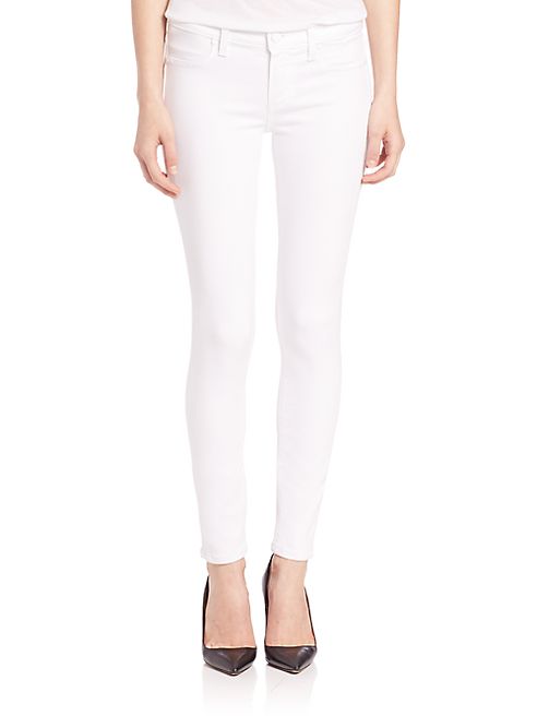 PAIGE - White Mist Verdugo Skinny Ankle Jeans