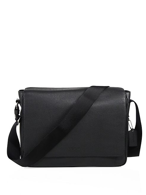 COACH - Metropolitan Pebbled Leather Messenger Bag