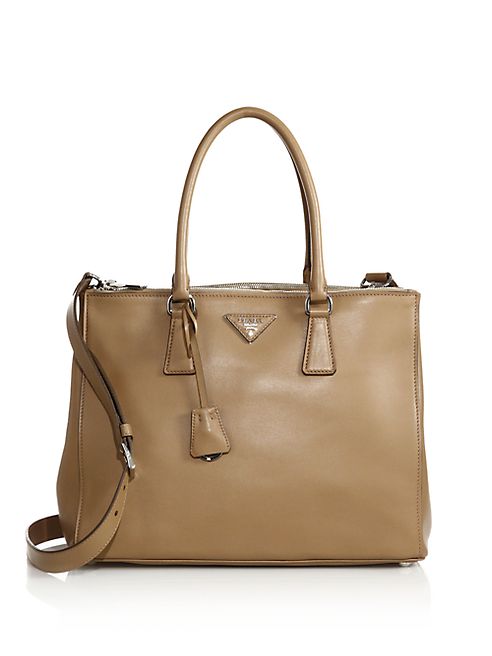 Prada - City Calf Medium Double-Zip Tote