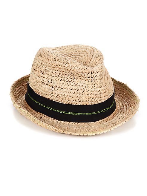 Lola Hats - Tarboush Raffia Fedora