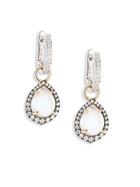 Annoushka - Annoushka Diamond & Moonstone Earring Drops