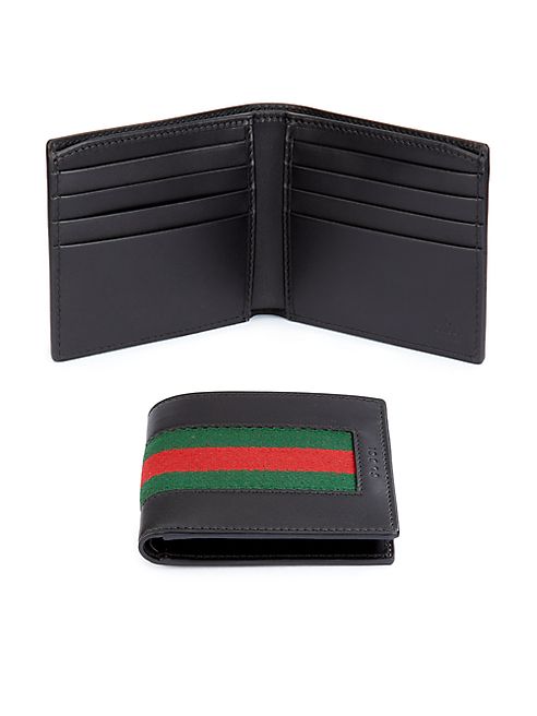 Gucci - Leather Bifold Wallet