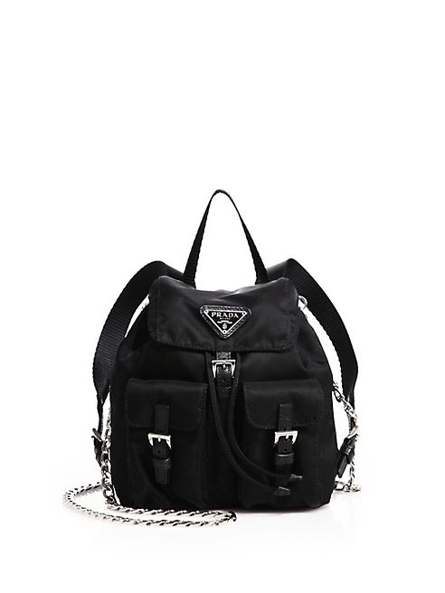 Prada - Vela Mini Crossbody Backpack