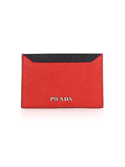 Prada - Saffiano Bicolor Card Case