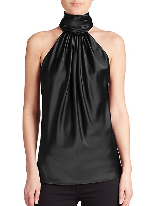 Ramy Brook - Paige Stretch-Silk Halter Top