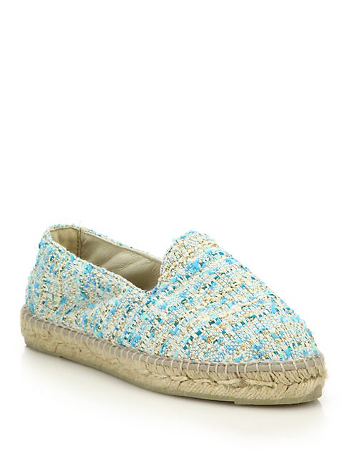 Manebi - Ibiza Tweed Espadrille Flats