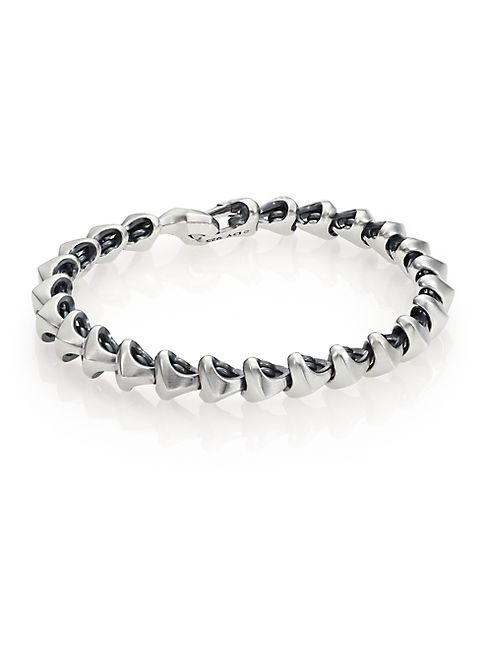 David Yurman - Sterling Silver Armory Single Row Link Bracelet