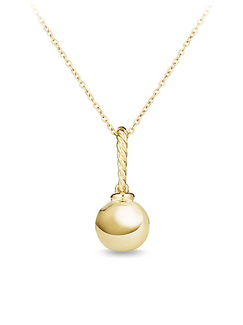 David Yurman - Solari 18K Gold Pendant Necklace