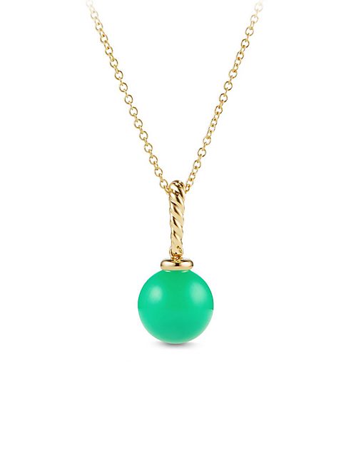 David Yurman - Solari Chrysoprase & 18K Pendant