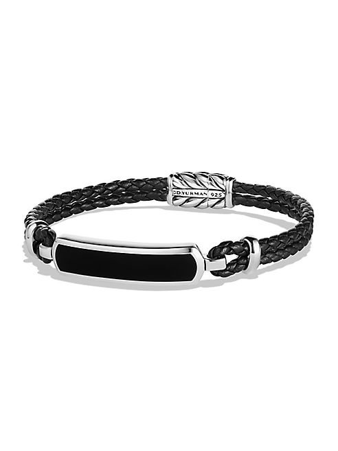 David Yurman - Engraved Silver Bracelet