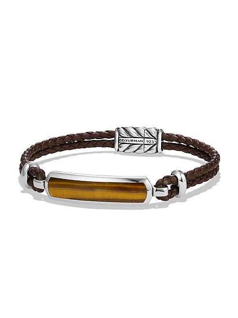 David Yurman - Engraved Silver Bracelet